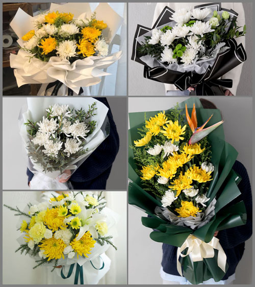 广东梅州市五华县横陂镇西湖村白事花束代送